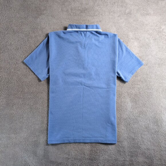 Fabletics Men’s Size M The Dash Quarter Zip Polo Shirt Blue Athletic Performance - Picture 2 of 7